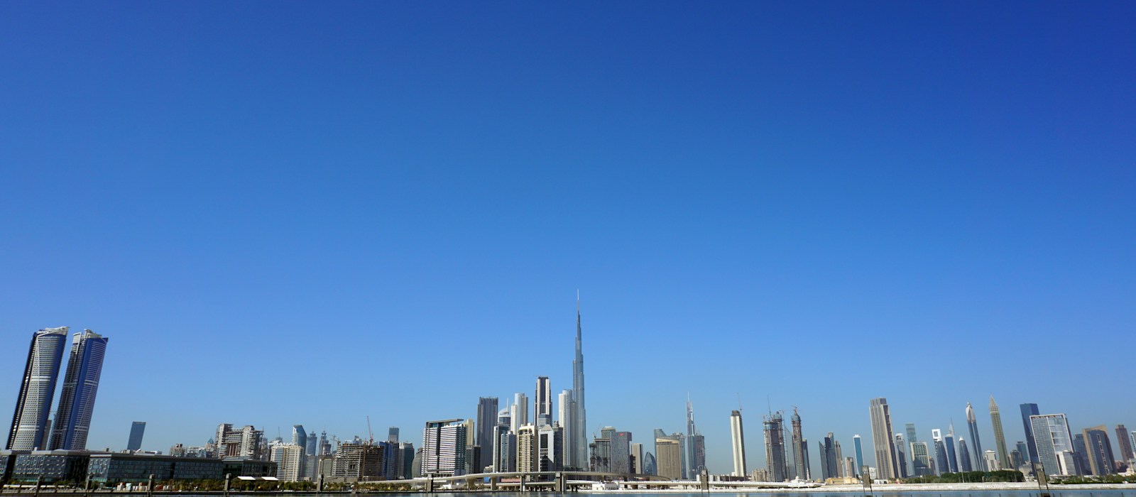 Dubai skyline and modern waterfront architecture